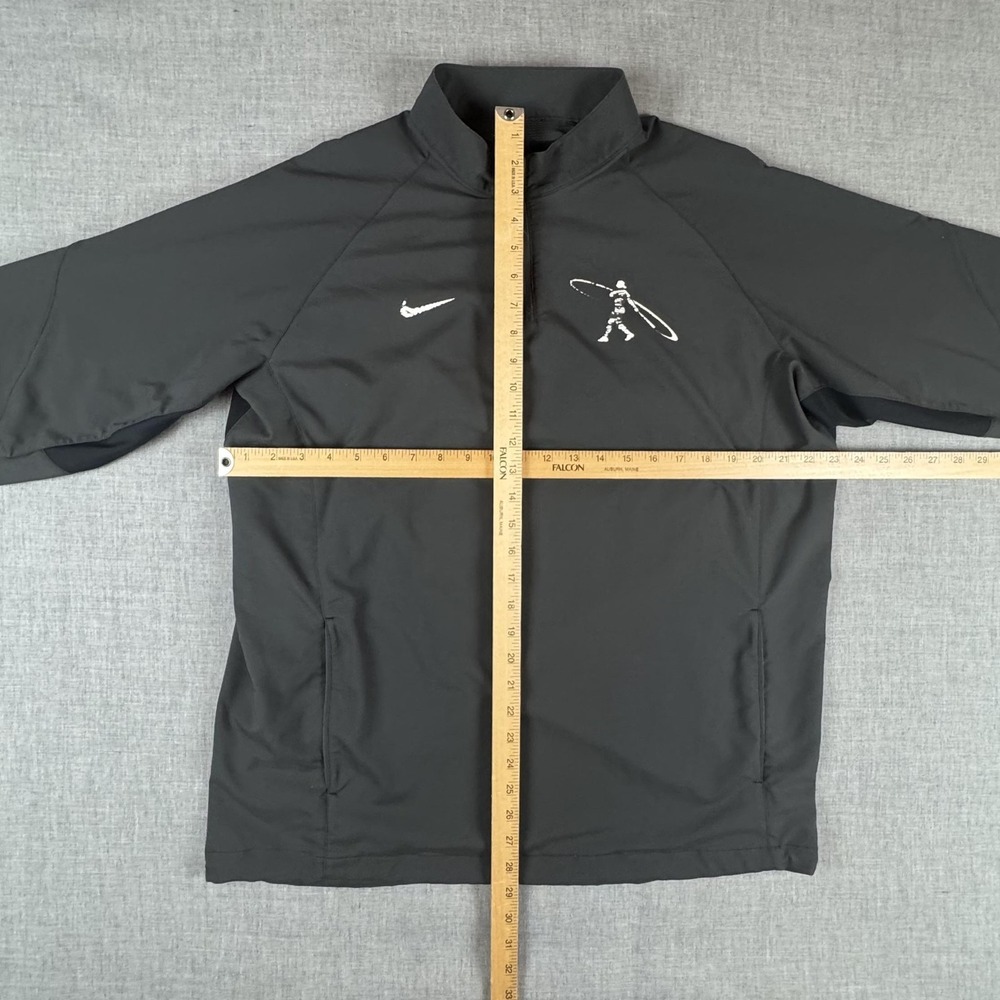 Nike Swingman Windbreaker Jacket Mens Large Gray 1/4 Zip Ken Griffey Jr Pullover - Picture 6 of 9